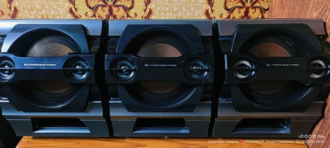 Sony ss_zx100D 8 inch woofer speaker 3 PC powerful sound