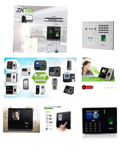 biometric attendance machine electric door lock access control system