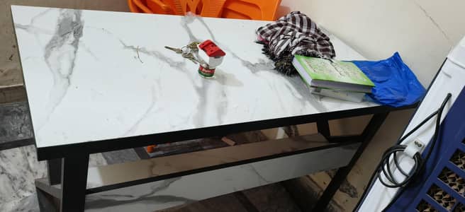 table +  moving chair