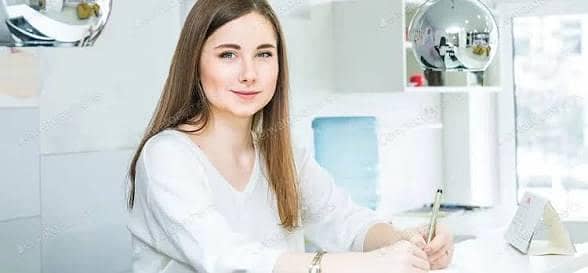 required female office assistant