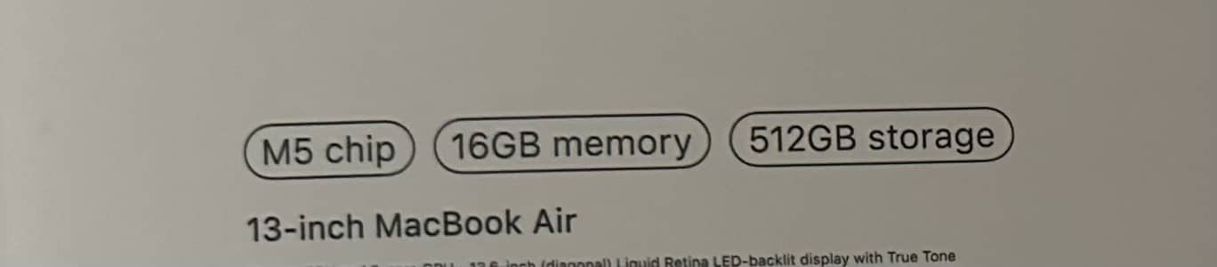 MacBook Air Brand New