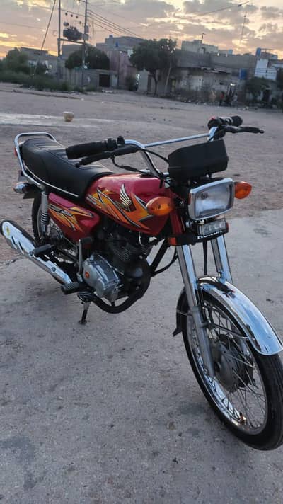 Honda 125 CC 2021 model Karachi number 0329=87=23=891