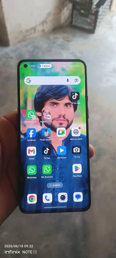 one plus 9 5g GB 12 ROM  gb 256