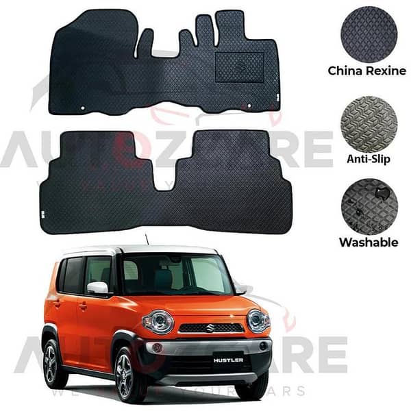 Suzuki Hustler China Rexine Floor Mat 2PCS - Model 2014-2020