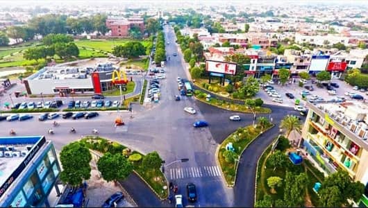 On Excellent Location Commercial Plot Spread Over 4 Marla In DHA Phase 6 - Main Boulevard Available