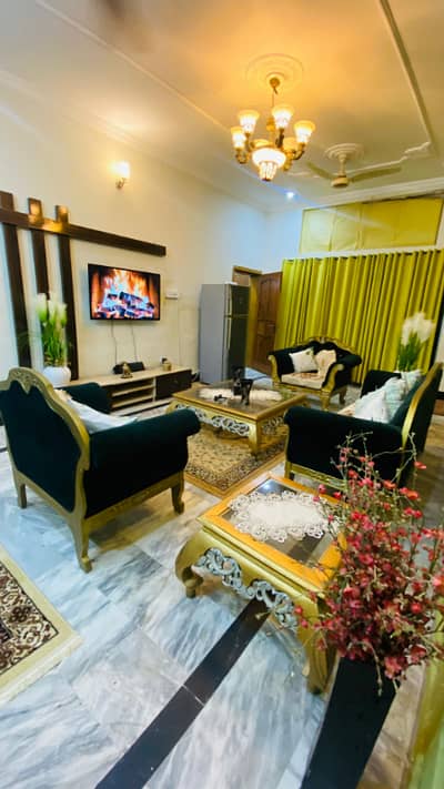 2 bedrooms portion luxury furnished available for rent location E-11/2 Islamabad