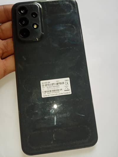 Samsung Mobile A23with free cover.