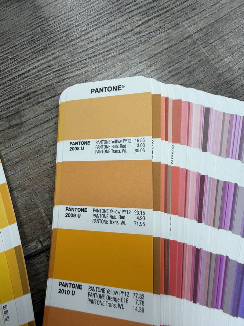 Pantone book solid uncoated 3