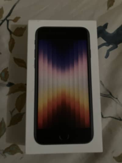 Apple iPhone SE 3 with box jv 64 gb