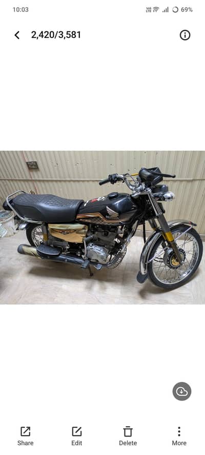 Honda 125 gold edition self start