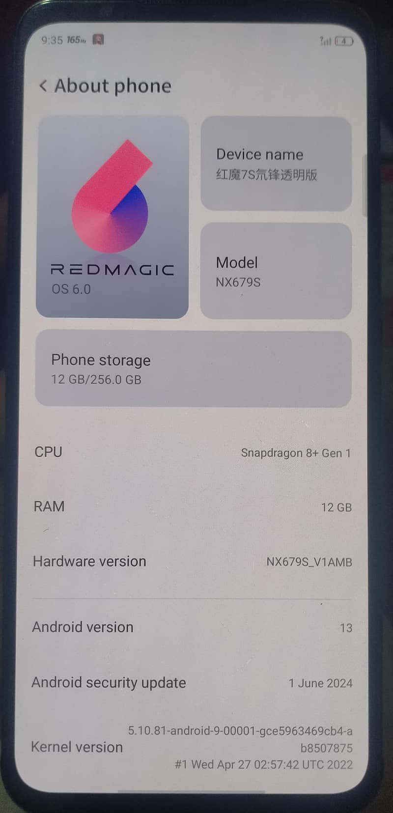 Redmagic 0