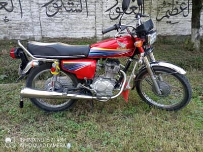 Honda 125cc condition 10 by 10 call/03460423873