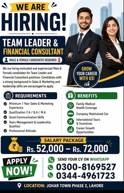 Team Leader & Financial Consultant