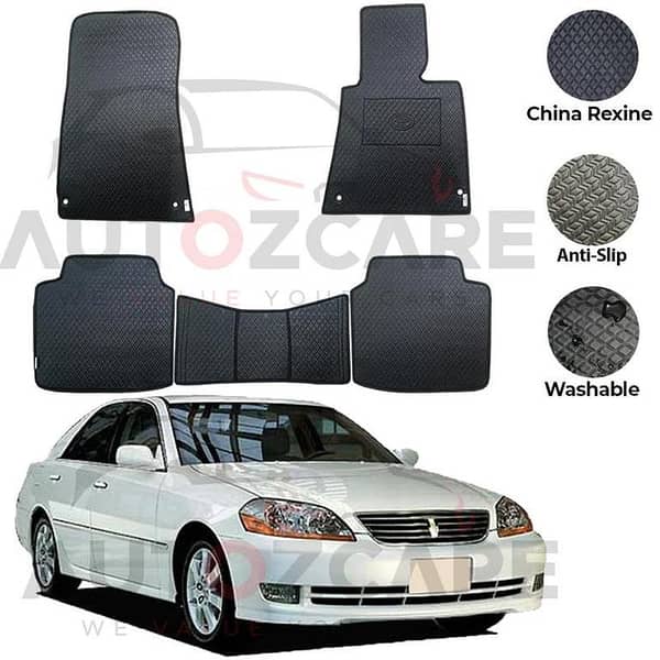Toyota Mark 2 II China Rexine Floor Mat 5PCS - Model 1996-2000