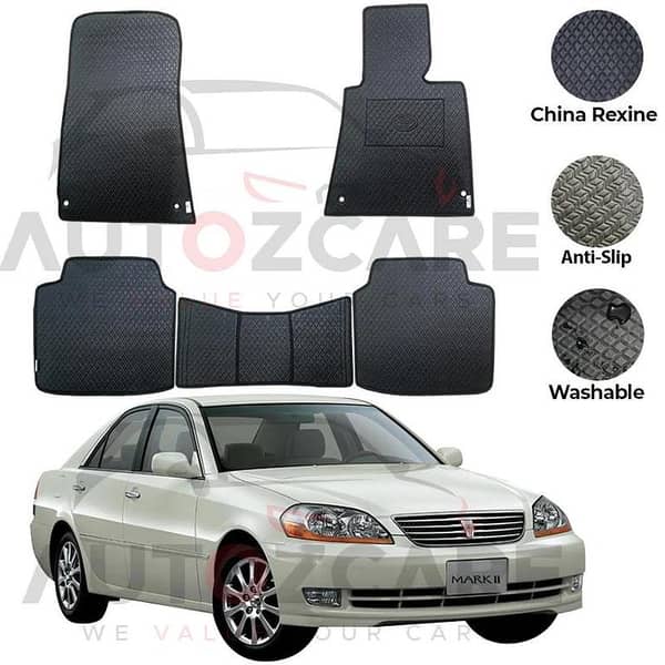 Toyota Mark 2 II China Rexine Floor Mat 5PCS - Model 2000-2004