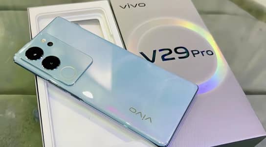 Vivo V29 Pro 5G Official PTA Complete box 0 Scratch Urgent Sale