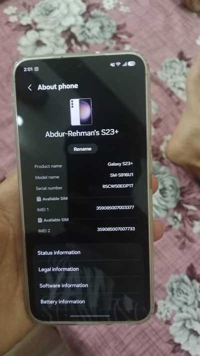 Samsung Mobile S23 Plus
