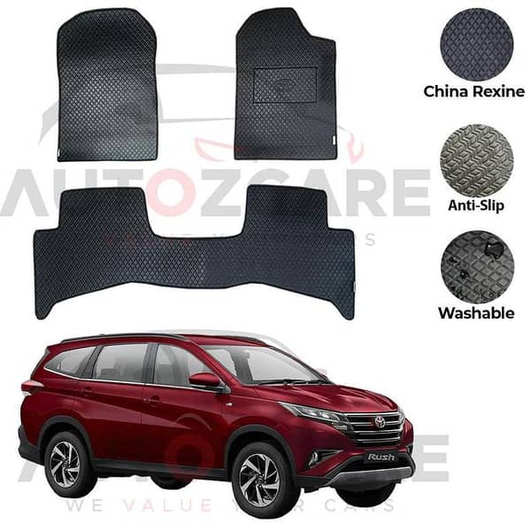 Toyota Rush China Rexine Floor Mat 3PCS - Model 2018-2025