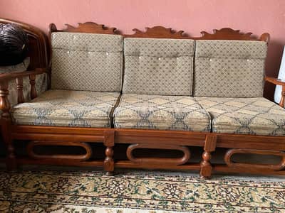 Wooden Sofa Set