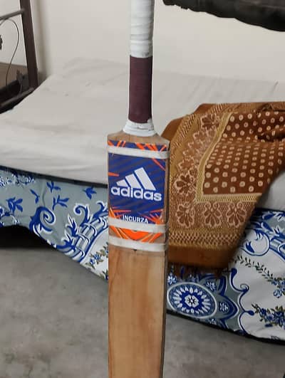 Hard ball bat with pads and helmet
