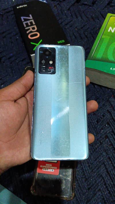 Infinix Zero X Neo  8+3/128  GB  All ok Exchange possible  box charger