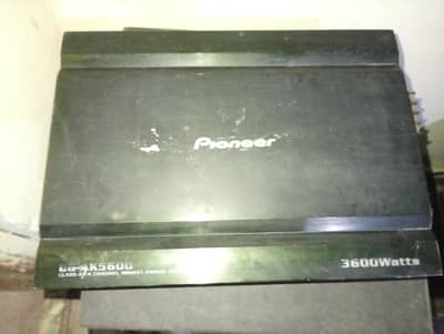 Amp Pioneer 4 challel & Base tube with woofer