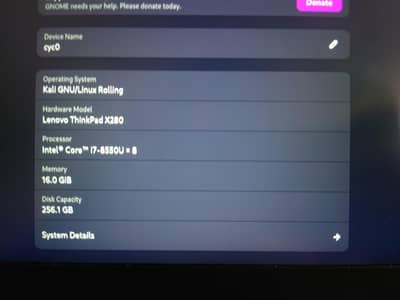 Lenovo X280 in almost perfect condition