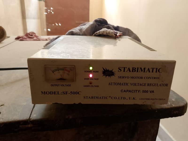 Stablizer 500va 1