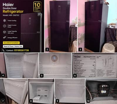 Haier 306L Double Door Refrigerator HRF-336TDC Excellent Condition OLX