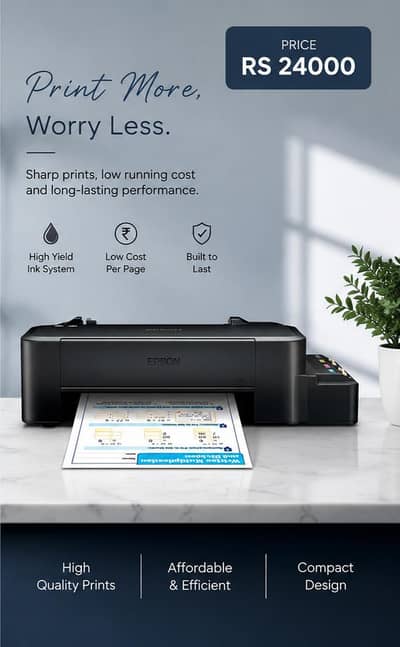 Epson l120 orignal Ink tank printer for  HIGH quality printing.