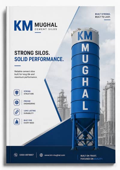  KM MUGHAL 125 TON CEMENT SILO – HEAVY DUTY CEMENT STORAGE SOLUTION