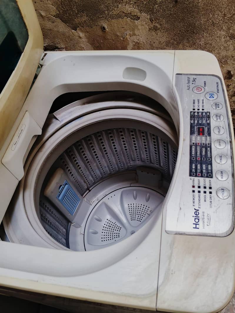Haier Fully automatic 7.5 kg  machine 4