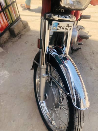 a. . o. a Honda 125 2024 model good condition urgent sale Islamabad num