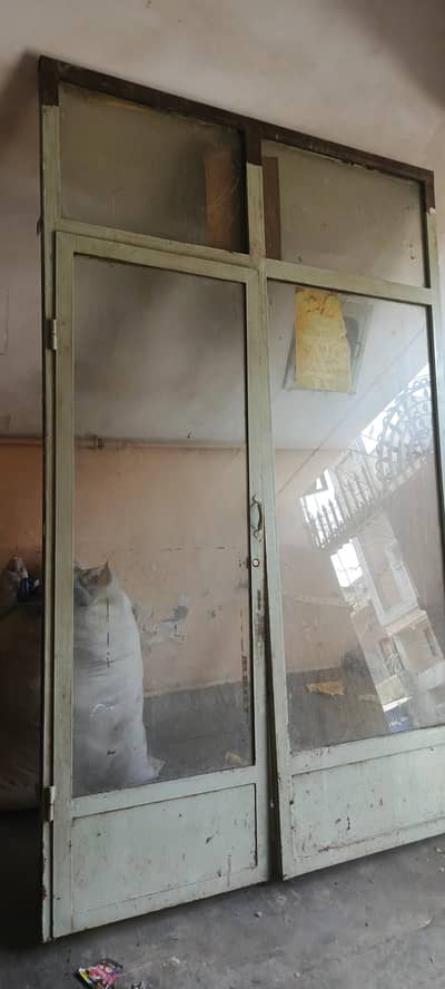 Iron & Glass Door For Shops