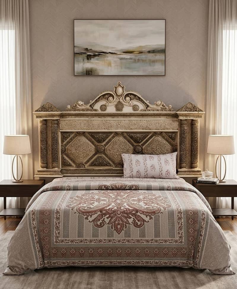 Complete Bed Set with Dressing & Tables 1