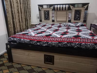 king Bed+Side Table's+Dressing Table+Almari+kitchen cabinet(Almari)