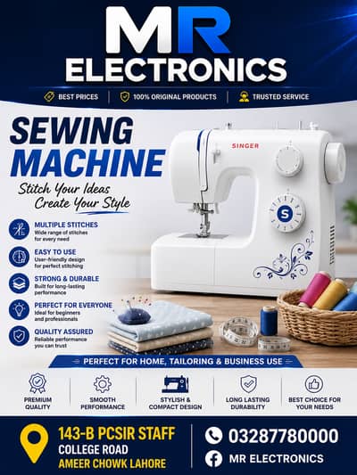Electric Sewing Machines/Stitching machine