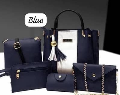 5 Peice Leather Handbag