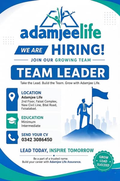 Sales Expert Required – Bussiness Centre Of MCB Bank Adamjee Life