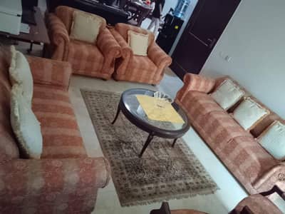 Used 7 Seater Sofa Set  Like New Condition