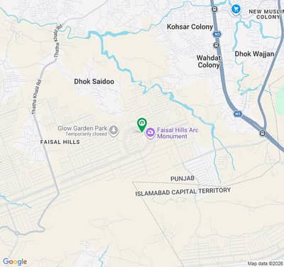 5 Marla Corner Residential Plot Available For Sale In Faisal Hills Of Block A Islamabad Pakistan