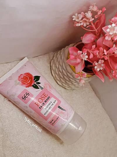 SCS Rose Face Wash 120gm Original - Garmi Daane Ka Toor - 960 COD