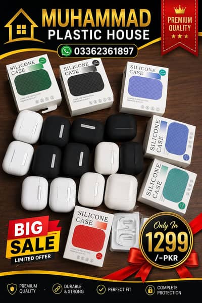  BIG SALE ALERT   AirPods + Premium Silicone Cover Combo