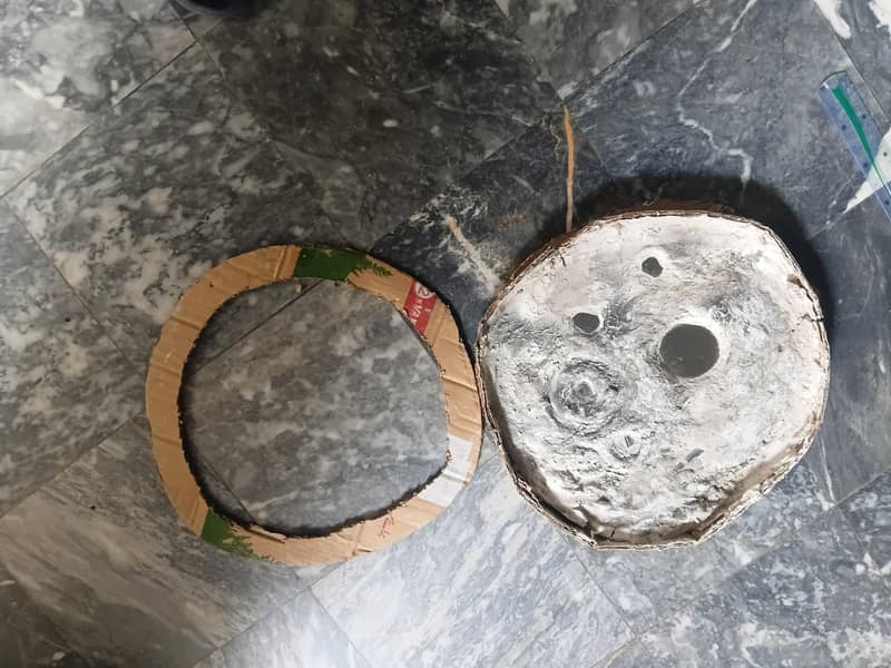 Moon lamp base without lighting with full material using mirror inside 4