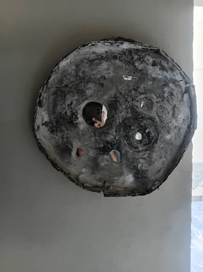 Moon lamp base without lighting with full material using mirror inside 6