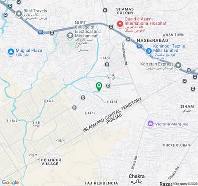 5-Marla Main Service Road (25x50) 1250 Sq. Ft/139 Sq. Yard) Possession Plot Available For Sale In CDA Sector I-14/3 One Of The Most Beautiful Location In Islamabad. Demand 1.52 Crore