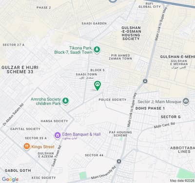 A Residential Plot Of 120 Square Yards In Karachi