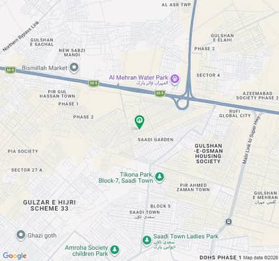 Spacious 240 Square Yards Residential Plot Available For sale In Saadi Garden - Block 4