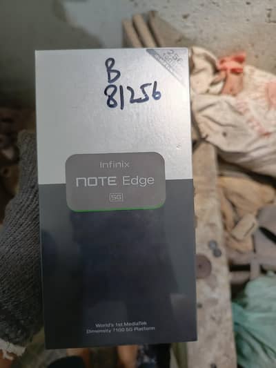 Infinix note edge 5g 8+8/256