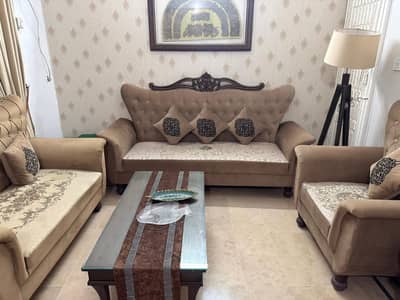 7 Seater Sofa Set / Wooden 7 Seater Sofa Set